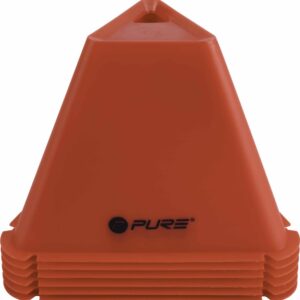 Pure2Improve | Triangle Cones Set of 6 | Red
