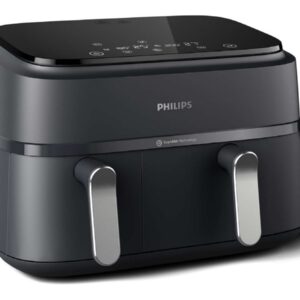 Philips Dual Basket Airfryer | NA351/00 3000 Series | Power 2750 W | Capacity 9 L | Rapid Air technology | Black