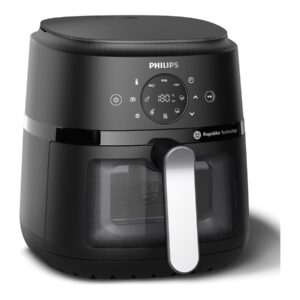 Philips Airfryer | NA221/00 2000 series | Power 1500 W | Capacity 4.2 L | Rapid Air technology | Black/Silver