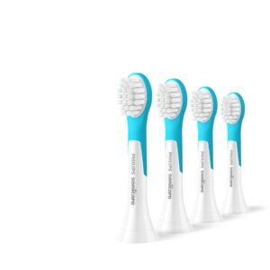 Philips | Toothbrush Heads | HX6034/90 Sonicare For Kids3+ | Heads | For children | Number of brush heads included 4 | White/Blue