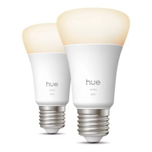 Philips Hue W 810 A60 2P EU | E27 | 7 W | Warm white to cool white light | Bluetooth, Zigbee