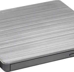 H.L Data Storage | Ultra Slim Portable DVD-Writer | GP60NS60 | Interface USB 2.0 | DVD±R/RW | CD read speed 24 x | CD write speed 24 x | Silver | Desktop/Notebook