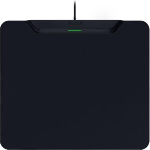 Razer | Wireless Charging Gaming Mouse Mat and Puck, Hard Edition | HyperFlux V2 Wireless Charging System | Gaming Mouse Mat | 360 x 311 mm | Black