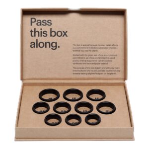 Ultrahuman Smart ring try-on sizing kit | UH-RA-SSK | Black