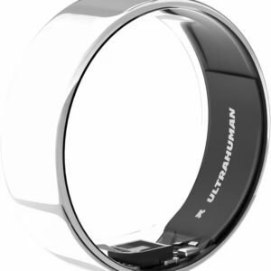 Ultrahuman | Ring Air | Space Silver | Size 8 | Smart Ring