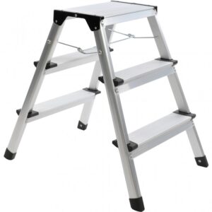 Pastatomos aliuminės kopėčios KS TOOLS - Image 2