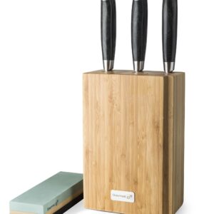 Peilių rinkinys bambukiniame stove G21 Gourmet Damascus 6002217, 3 vnt