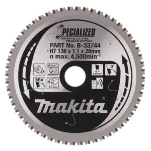 Pjovimo diskas MAKITA 136x1,1x20mm 56T