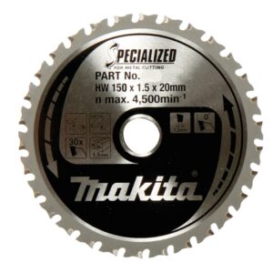 Pjovimo diskas metalui MAKITA 150x20x1,6mm 52T Alu - Image 1