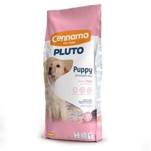Sausas jaunų šunų maistas PLUTO Dog Puppy su vištiena, 15 kg, 1 vnt.