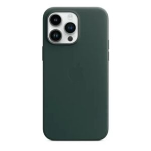 MPPN3FE/A Apple Leather Magsafe dėklas skirtas Apple iPhone 14 Pro Max Forest Green