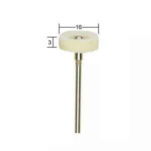 Poliravimo antgalis iš veltinio PROXXON, apvalus, 2vnt. - Image 2