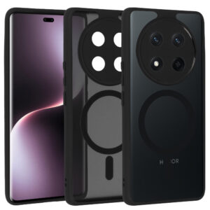 Full Matte Mag Cover do Honor Magic7 Lite juodos spalvos