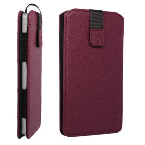 WONDER Flexi Pouch Case (Size XL) for Iphone 17 Air, iPhone 16 Plus/Samsung S26 Plus/S25 Plus/A56/A55/A54/Xiaomi 15/14/13T Pro/13T/Oppo Find X8/Find X7/Reno 12 Pro/Vivo X200/X100/V40 Pro/Motorola Edge 50 Pro/Edge 50/Edge 30 Fusion burgundy