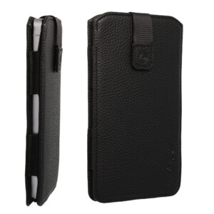 WONDER Flexi Pouch Case (Size XXL) for Iphone 17 Pro Max/16 Pro Max/Samsung S26 Ultra/S25 Ultra/Xiaomi 15 Ultra/14 Ultra/Oppo Find X8 Ultra/Find X6 Pro/Vivo/X200 Pro/X90 Pro+/MotorolanEdge 50 Ultra/Edge 40 Pro juodos spalvos