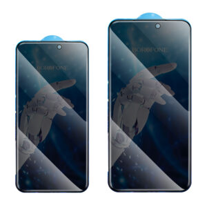 Borofone Apsauginis stiklas BF7 Diamond Armor Full Screen Anti-spy for Apple iPhone 17 Pro - 10 pieces