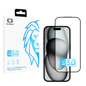 Apsauginis stiklas Tel Protect 10X AR 3.0 AntiReflective Titanium Apple iPhone 15
