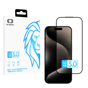 Apsauginis stiklas Tel Protect 10X AR 3.0 AntiReflective Titanium Apple iPhone 15 Pro Max