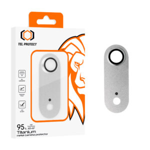Apsauginis stiklas Tel Protect 95% AR+AF Full Metal Camera Protector on camera skirtas Apple iPhone 17 Air silver (camera island)