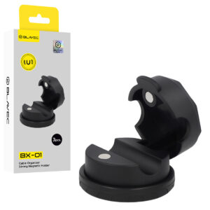 Blavec Cable organizer BX-01 self-adhesive clip black - 3 pieces