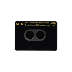 Apsauginis stiklas Aluminum Metal Camera Full Cover Lens on camera skirtas Apple iPhone 17 black (camera island)