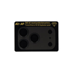 Apsauginis stiklas Aluminum Metal Camera Full Cover Lens on camera skirtas Apple iPhone 17 Pro Max black (camera island+mesh)