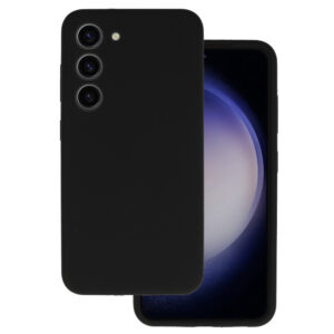 Silicone Lite dėklas skirtas Samsung Galaxy S23 juodos spalvos