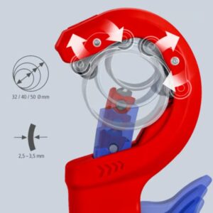 PVC vamzdžių pjaustiklis KNIPEX DPT50 - Image 4