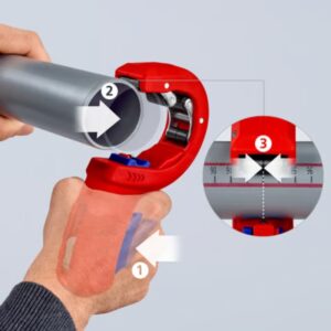 PVC vamzdžių pjaustiklis KNIPEX DPT50 - Image 6