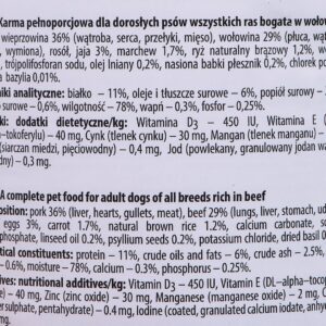 DOLINA NOTECI Premium Beef - Šlapias maistas šunims - 400 g - Image 2