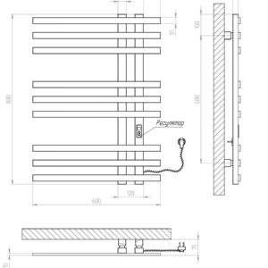 Rankšluosčių džiovintuvas Kosser Brash 800x600/9 ER laikmatis baltas - Image 2