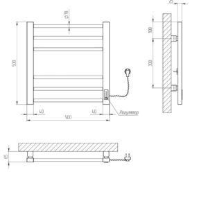 Rankšluosčių džiovintuvas Kosser Step 500x500/6 ER laikmatis baltas - Image 2