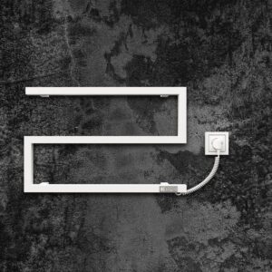 Elektrinis rankšluosčių džiovintuvas Kosser Zeta 350x550 ER, su laikmačiu, baltas (laidas dešinėje) - Image 3