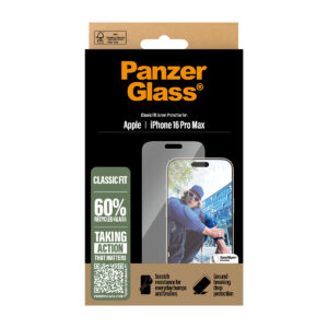 PanzerGlass Screen Protector Apple iPhone 16 Pro Max, Classic Fit - Image 2