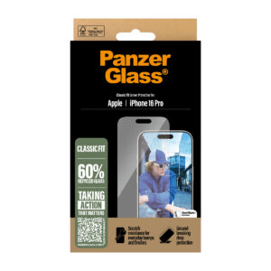 PanzerGlass Screen Protector Apple iPhone 16 Pro, Classic Fit - Image 4