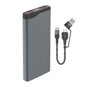 Power Bank VoltHub Pro 10000mAh 22.5W with Quick Charge, PD gunmetal *Select Edition* - Image 2