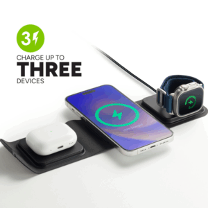 mophie-3in1 travel charger MagSafe with adapter EU Black - Image 4