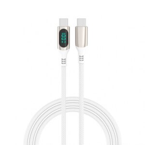 USB-C Cable DigitCord 100W 3m white - Image 2
