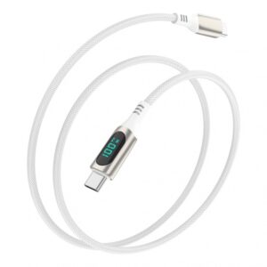 USB-C Cable DigitCord 100W 3m white - Image 4