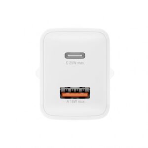 Wall Charger (without cable) PDPlug Duos 25W 1C+1A, white - Image 3