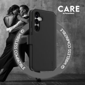 CARE by PanzerGlass Feature Case Tango Two-in-One Wallet Qi Compatible Samsung Galaxy S25 Plus, Black
