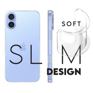 CARE Fashion case X-Ray Soft Basic iPhone 16 Plus, Transparent - Image 4