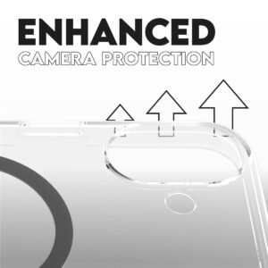 CARE Flagship case with Black MagSafe iPhone 16 Plus, Transparent - Image 2