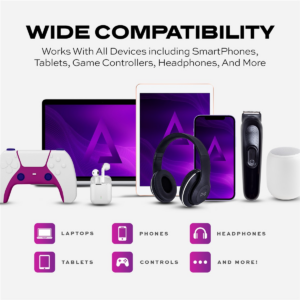 STATIK Statik 360 Pro, Universal Magnetic Charging Cable, 1m, Black - Image 2