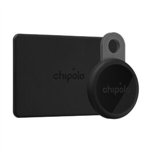 Chipolo CARD & LOOP Rechargeable Bluetooth Tracker for iOS & Android, Charcoal Bundle - Image 3