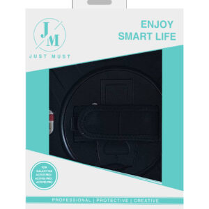 JM Rugged Case Grip for Samsung Galaxy Tab Active Pro/ Active4 Pro/ Active5 Pro with a strap Black