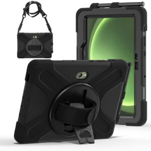 JM Rugged Case Grip for Samsung Galaxy Tab Active Pro/ Active4 Pro/ Active5 Pro with a strap Black - Image 3