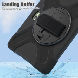 JM Rugged Case Grip for Samsung Galaxy Tab Active Pro/ Active4 Pro/ Active5 Pro with a strap Black - Image 4