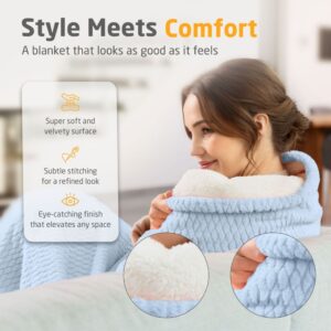 Medisana HB 415 Heated blanket jeans blue - Image 4