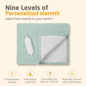 Medisana HB 417 Heated blanket sage green - Image 4